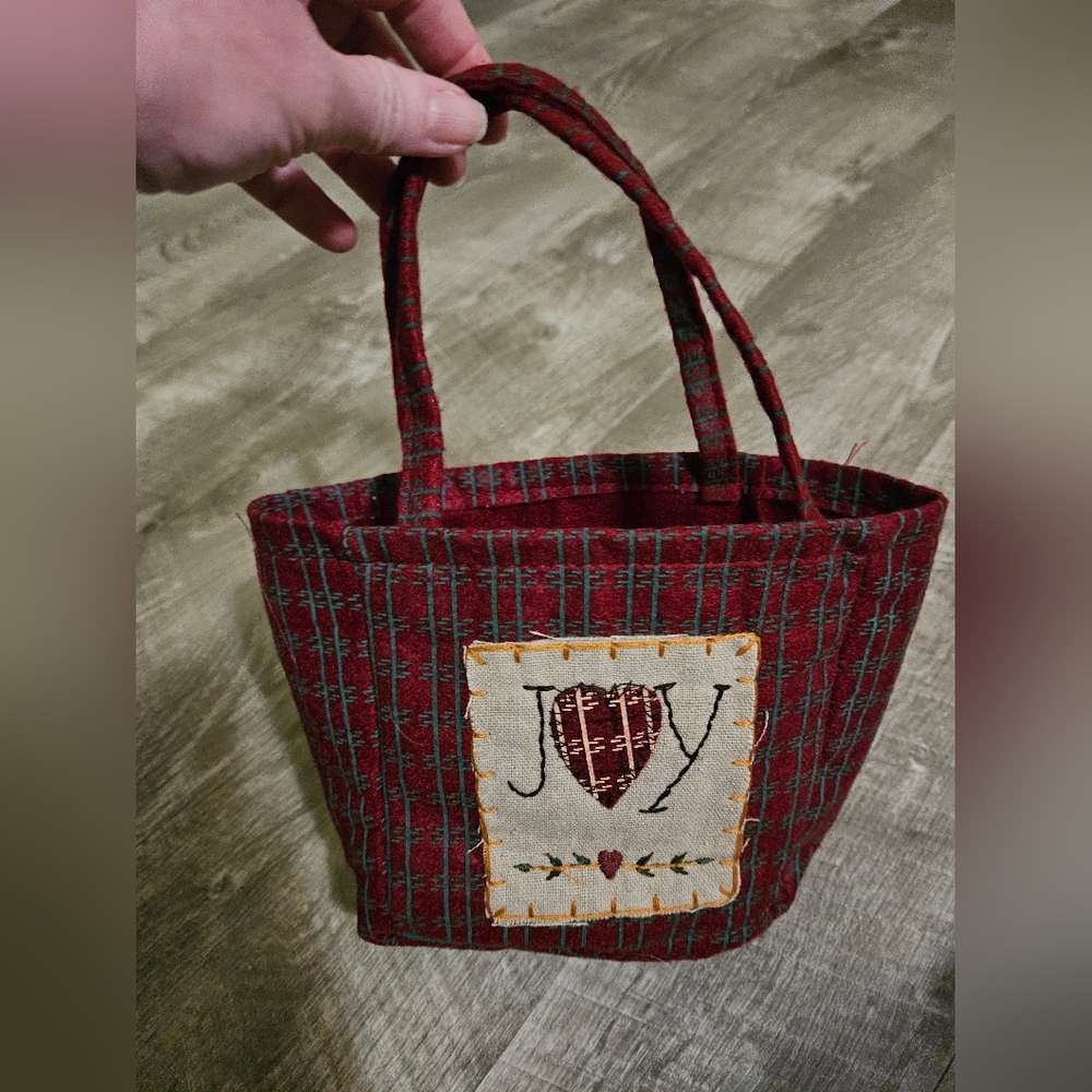 Small Fabric Christmas bag